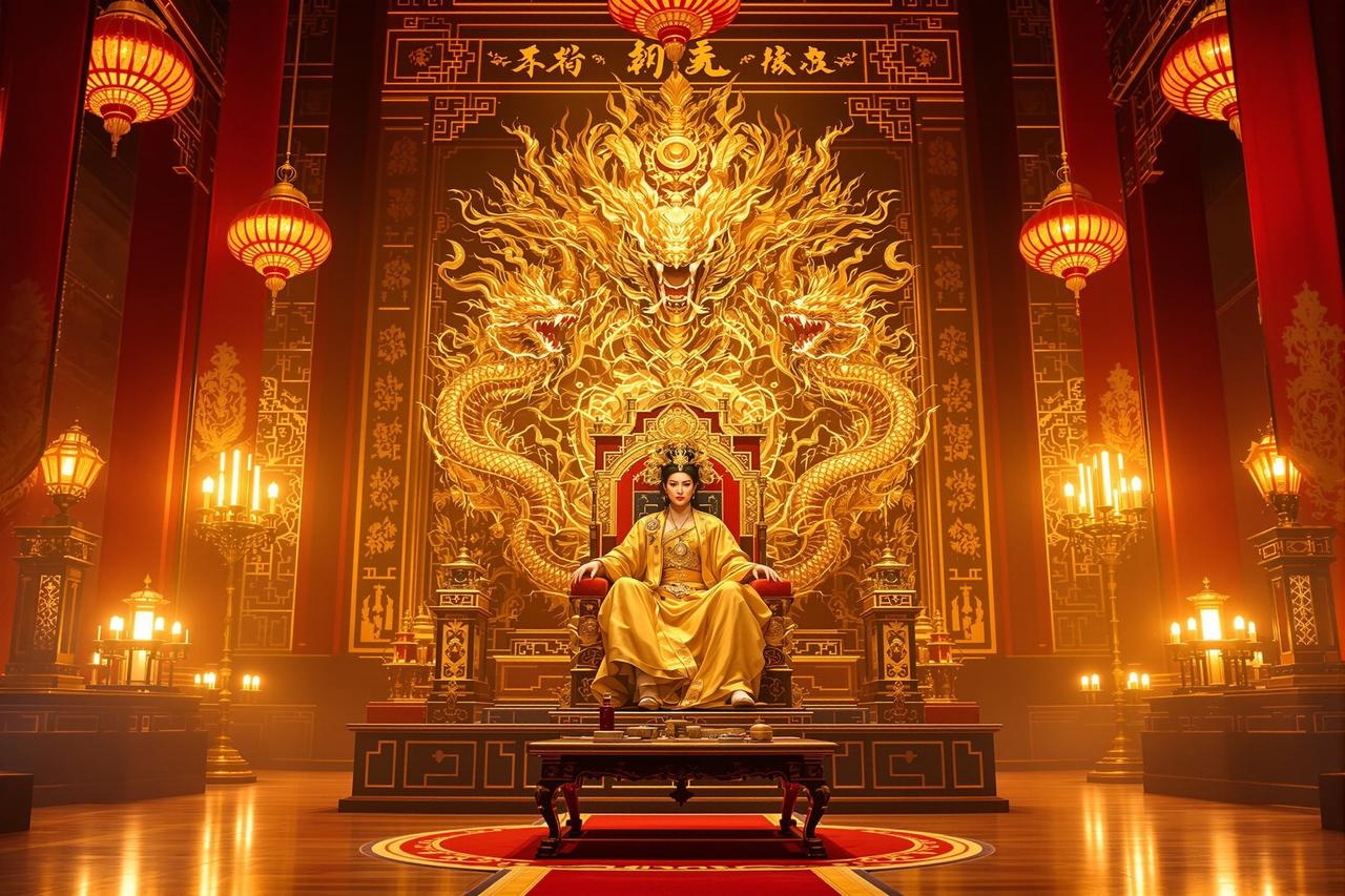 看戏影视出品古装权谋剧《锦绣未央》华丽海报